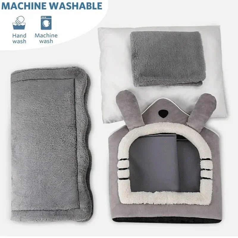 Indoor Warm Pet House ( Removable and Washable Cushion )