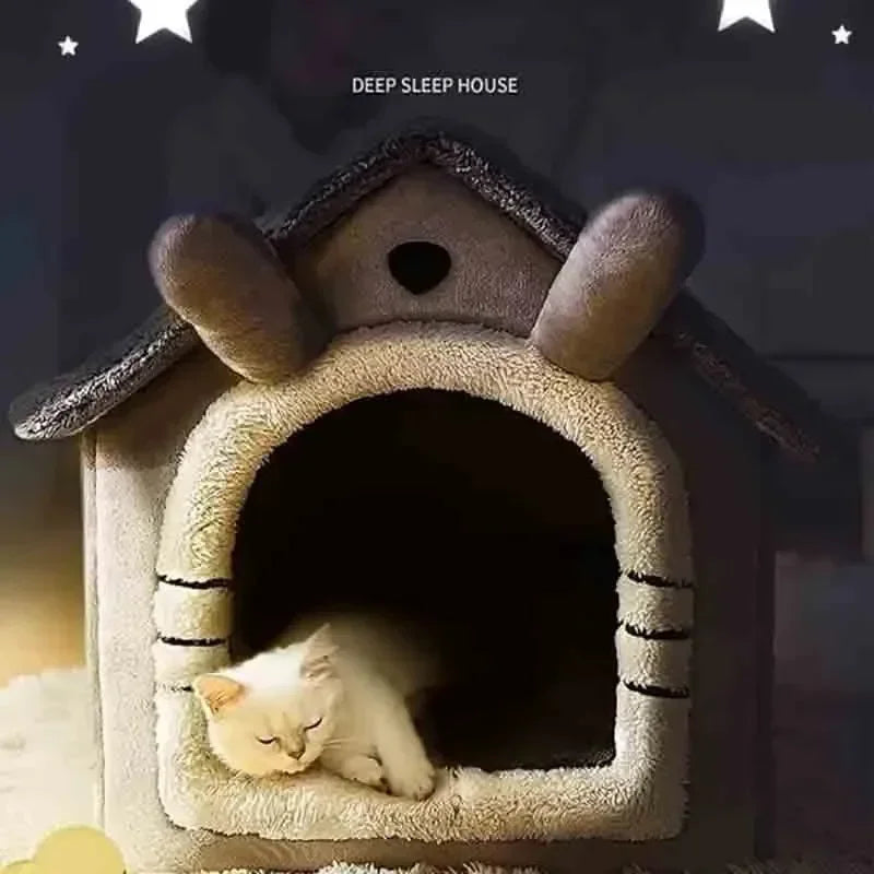 Indoor Warm Pet House ( Removable and Washable Cushion )