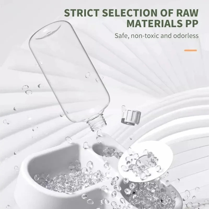 Automatic Multi-Functional Drinking and Feeding Pet Bowl