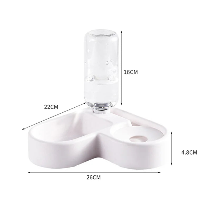 Automatic Multi-Functional Drinking and Feeding Pet Bowl