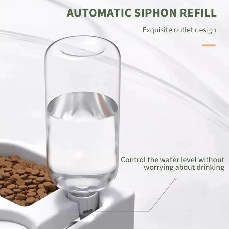 Automatic Multi-Functional Drinking and Feeding Pet Bowl
