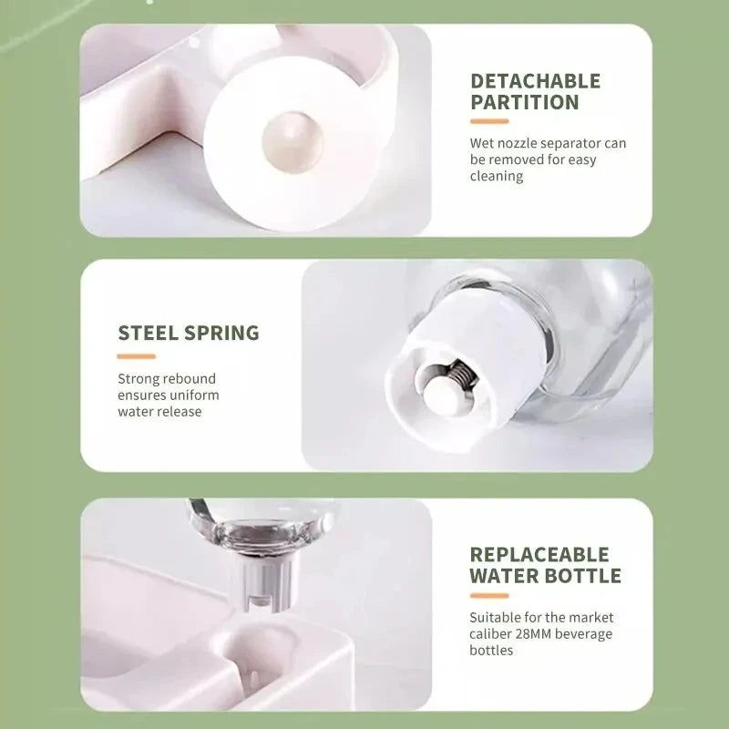 Automatic Multi-Functional Drinking and Feeding Pet Bowl