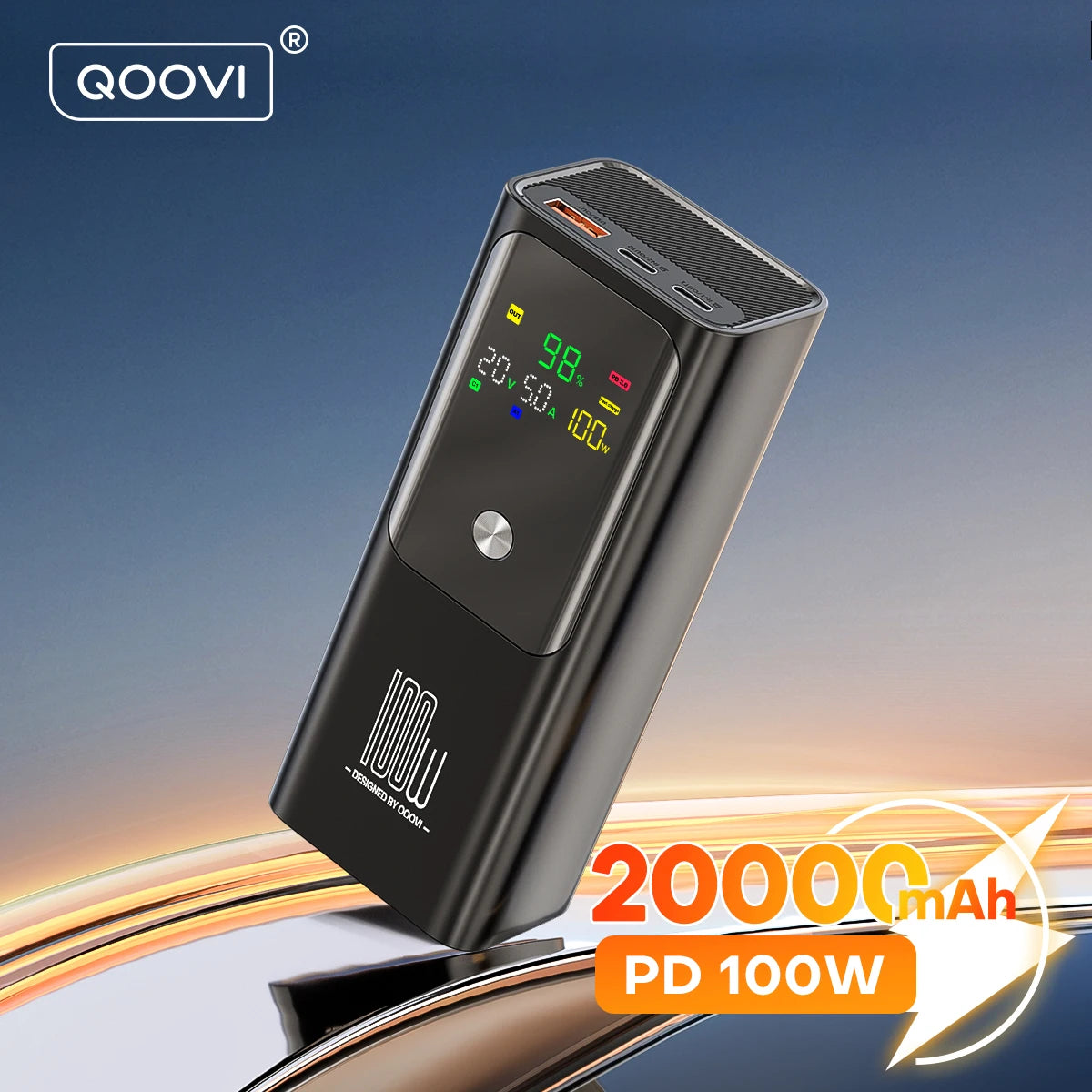 100W Power Bank 20000Mah Portable for Laptop