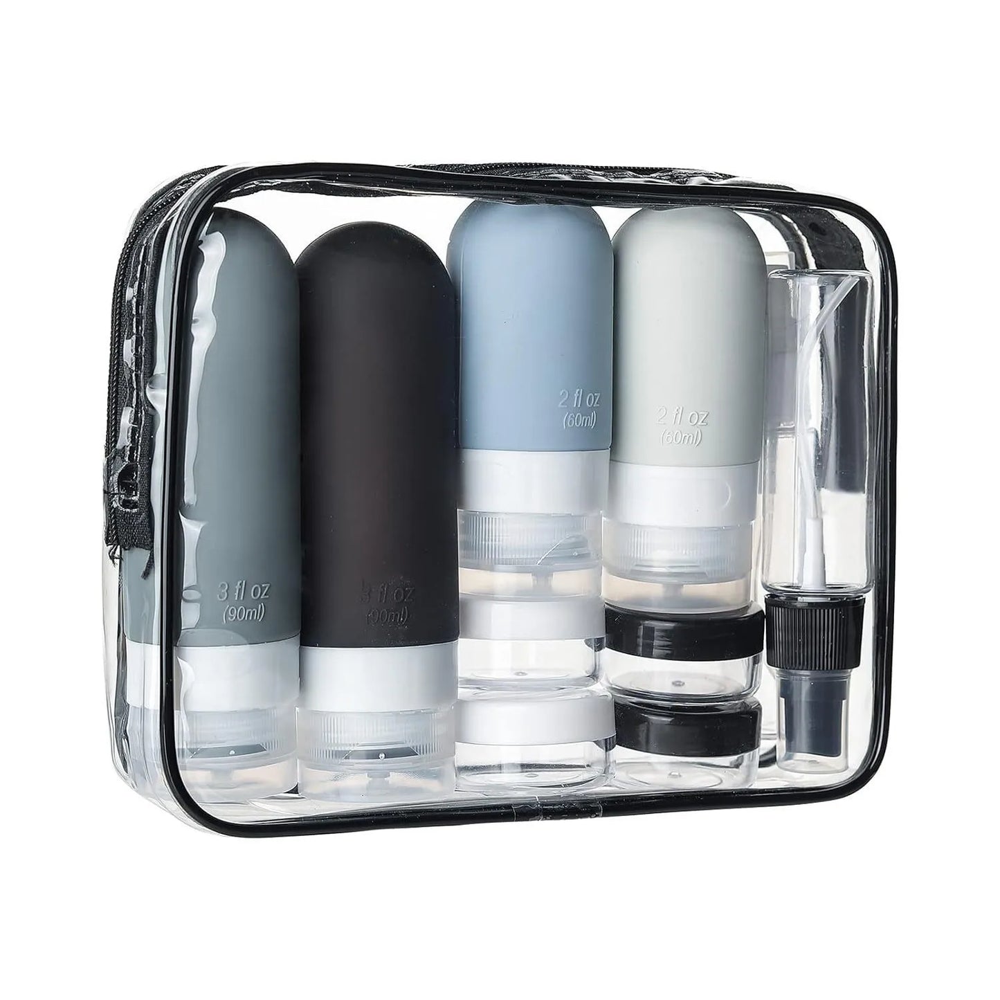 16 Pcs Leak Proof Travel Silicone Bottle Set