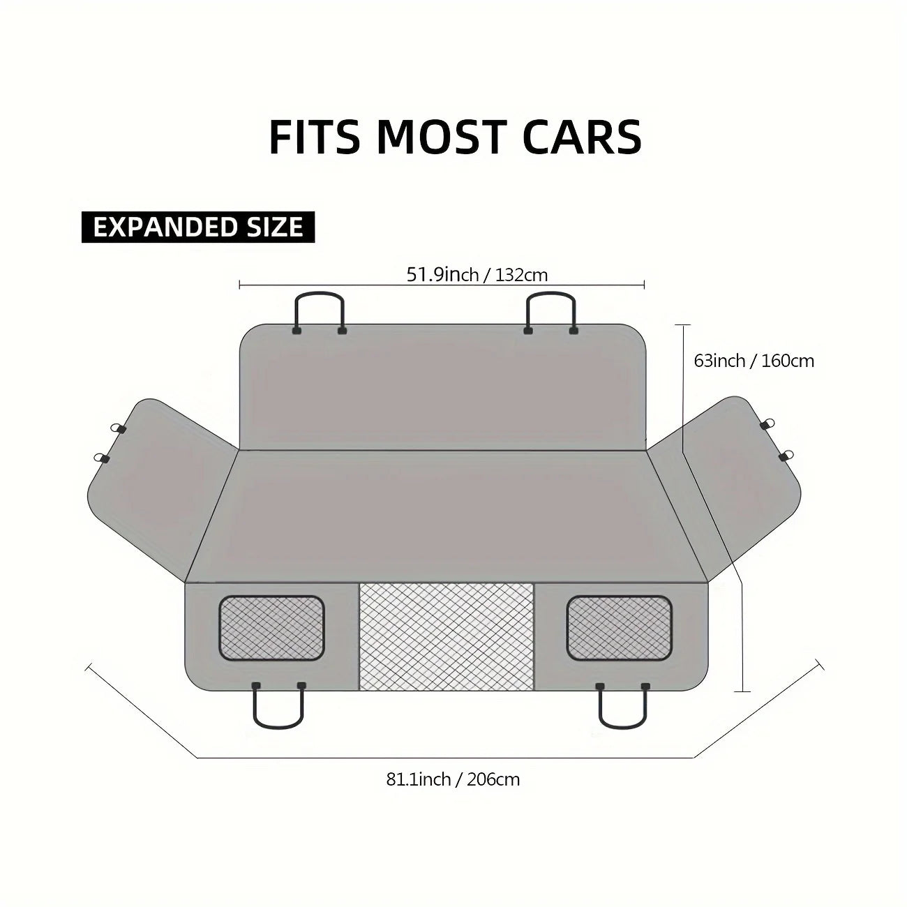 Seat Car Cover for Pets ( Waterproof, Scratch Proof and Nonslip )