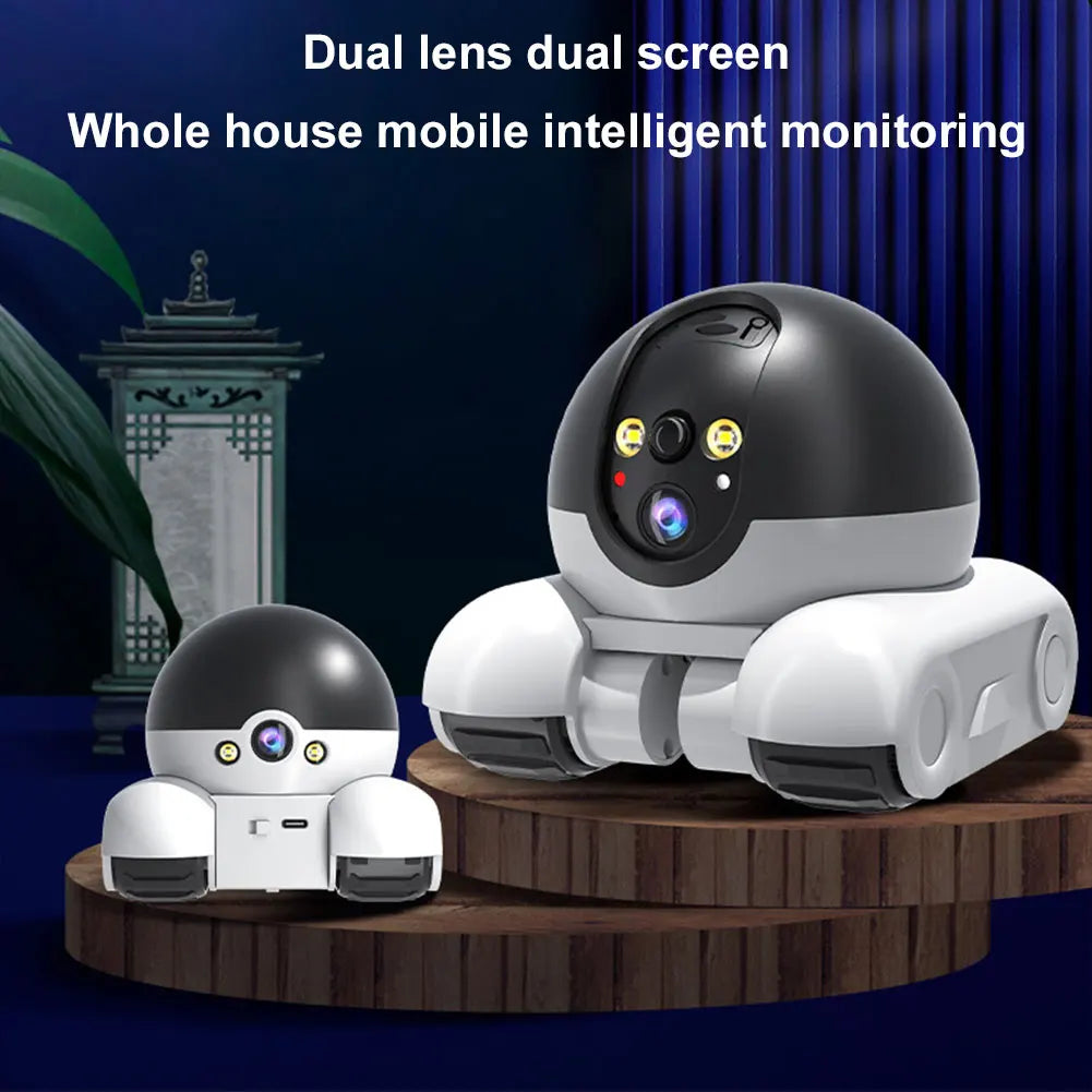 WIFI Robot Home Camera  (Auto Tracking Mobile Surveillance Camera  - Moving Camera)