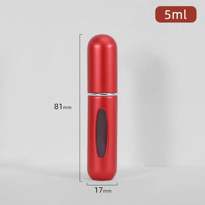 5/8ML Mini Refillable Perfume Bottle with Spray Pump