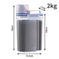 Sealed Pet Food Plastic Storage Tank with Measuring Cup 