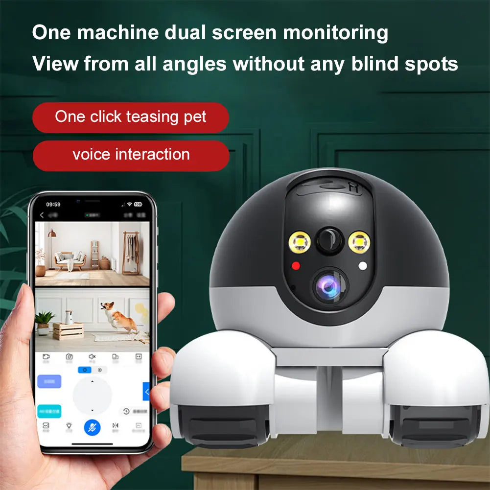 WIFI Robot Home Camera  (Auto Tracking Mobile Surveillance Camera  - Moving Camera)