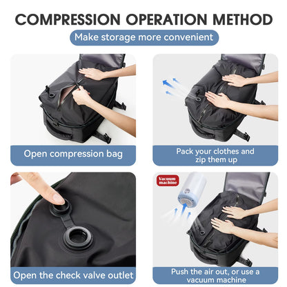Vacuum Backpack Travel Bag