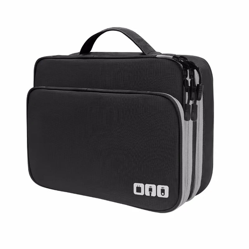 Multi Layer Electronic Accessories Organizer Bag