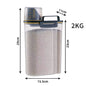 Sealed Pet Food Plastic Storage Tank with Measuring Cup 