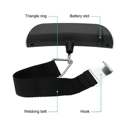 50Kg/110Lb Portable Digital Luggage Weight Scale 