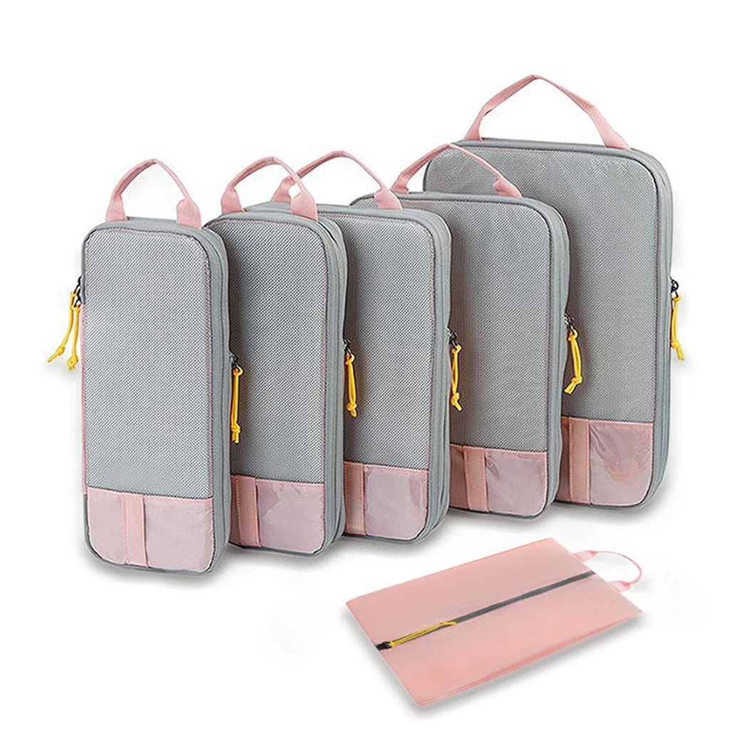 4Pcs/Set Compression Travel Pouch (Luggage Organizer)