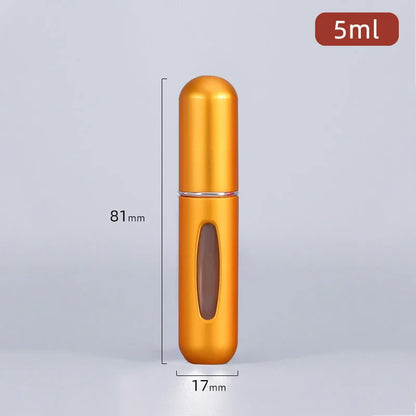 5/8ML Mini Refillable Perfume Bottle with Spray Pump