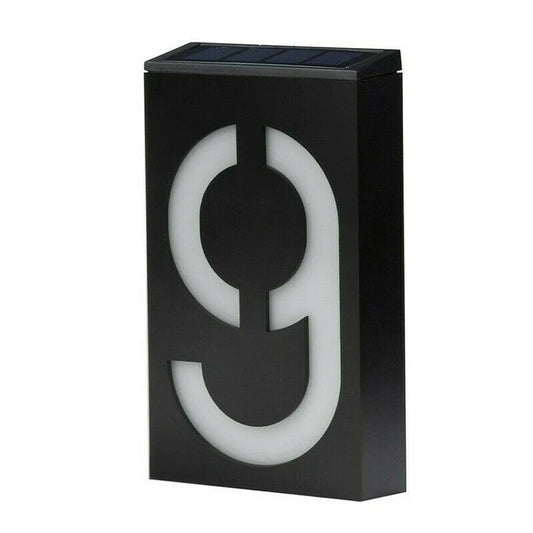 House Number Solar Powered Doorplate 