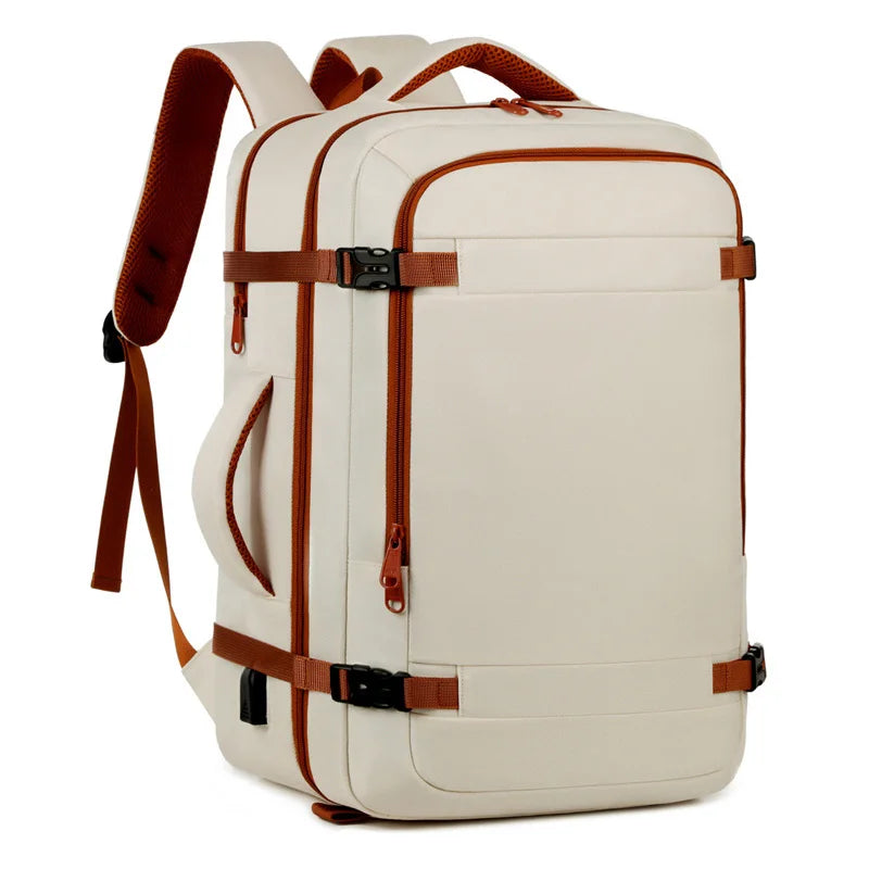 Smart Travel Backpack with Luggage Strap