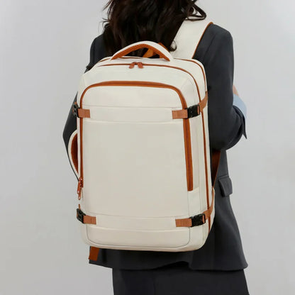 Smart Travel Backpack with Luggage Strap