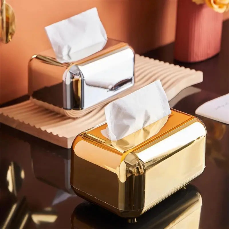 Luxury Golden Tissue Holder 