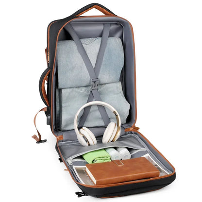 Smart Travel Backpack with Luggage Strap