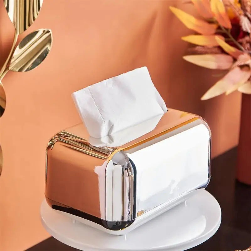 Luxury Golden Tissue Holder 