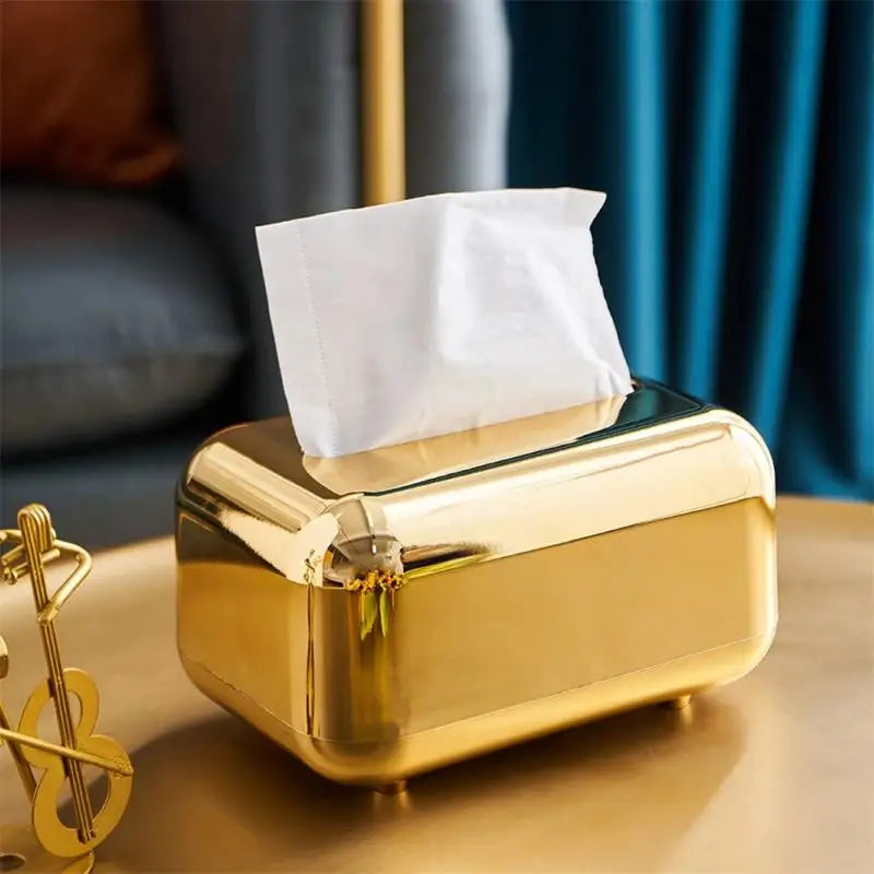 Luxury Golden Tissue Holder 