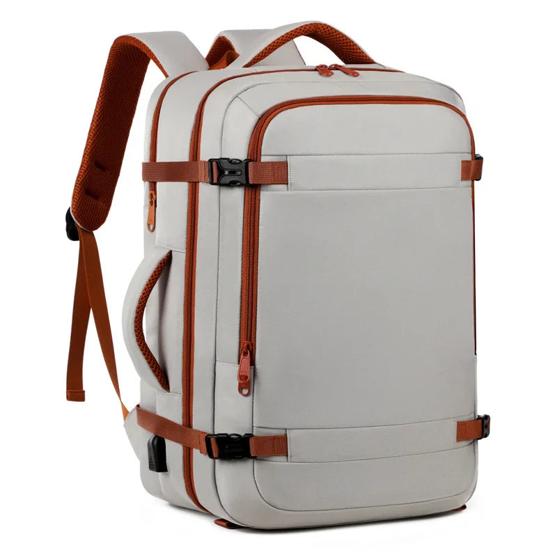 Smart Travel Backpack with Luggage Strap