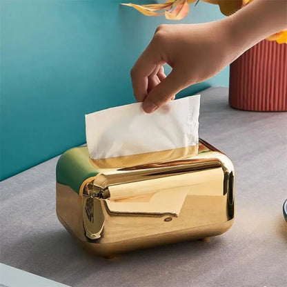 Luxury Golden Tissue Holder 