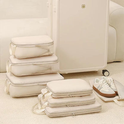 4Pcs/Set Compression Travel Pouch (Luggage Organizer)