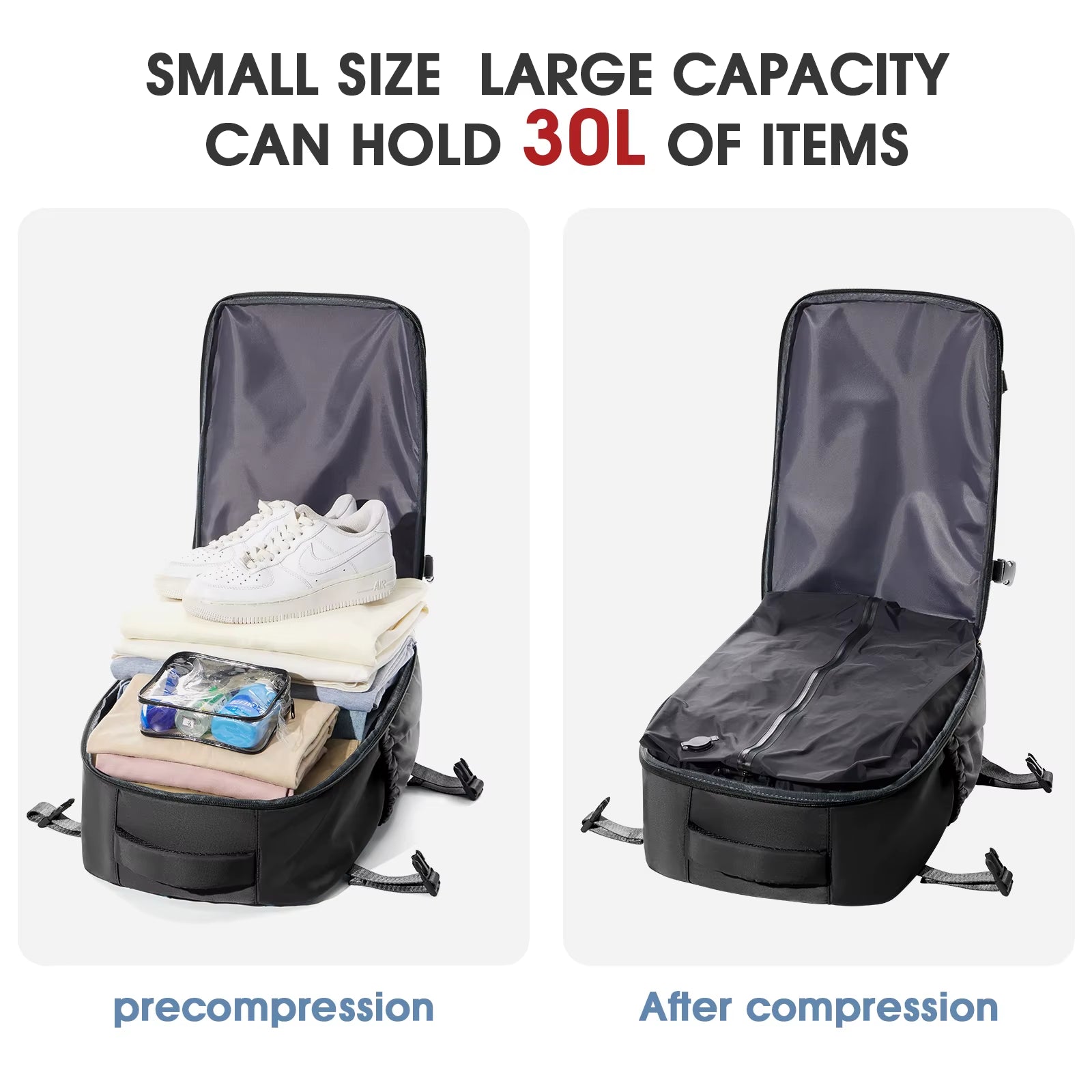 Vacuum Backpack Travel Bag