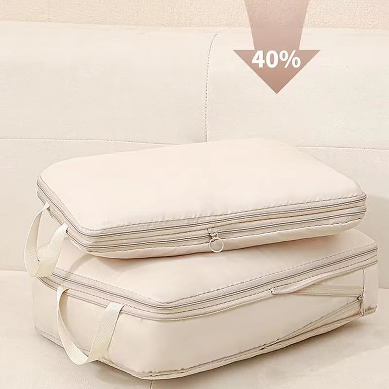 4Pcs/Set Compression Travel Pouch (Luggage Organizer)
