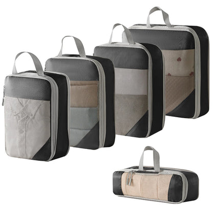 4Pcs/Set Compression Travel Pouch (Luggage Organizer)