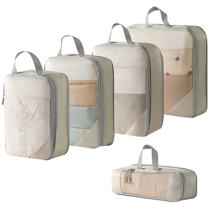 4Pcs/Set Compression Travel Pouch (Luggage Organizer)