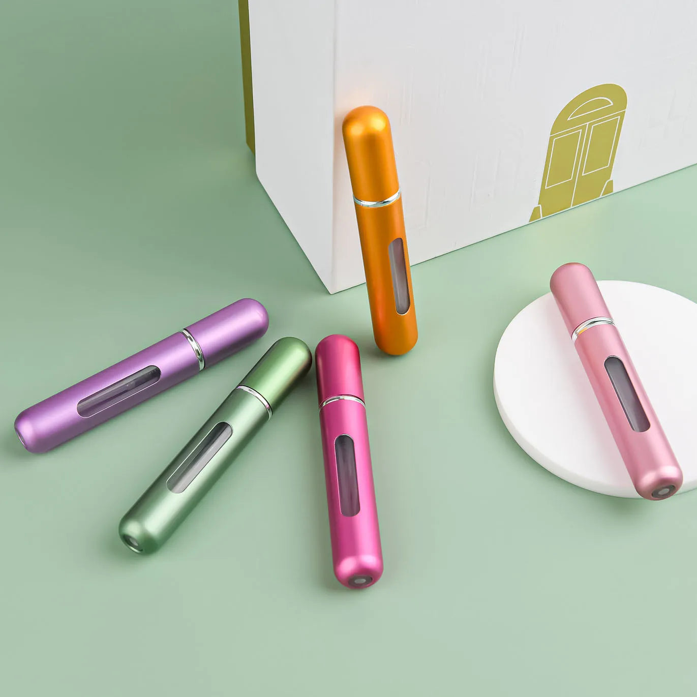 5/8ML Mini Refillable Perfume Bottle with Spray Pump