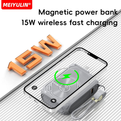 6 in 1 Magnetic Wireless Power Bank