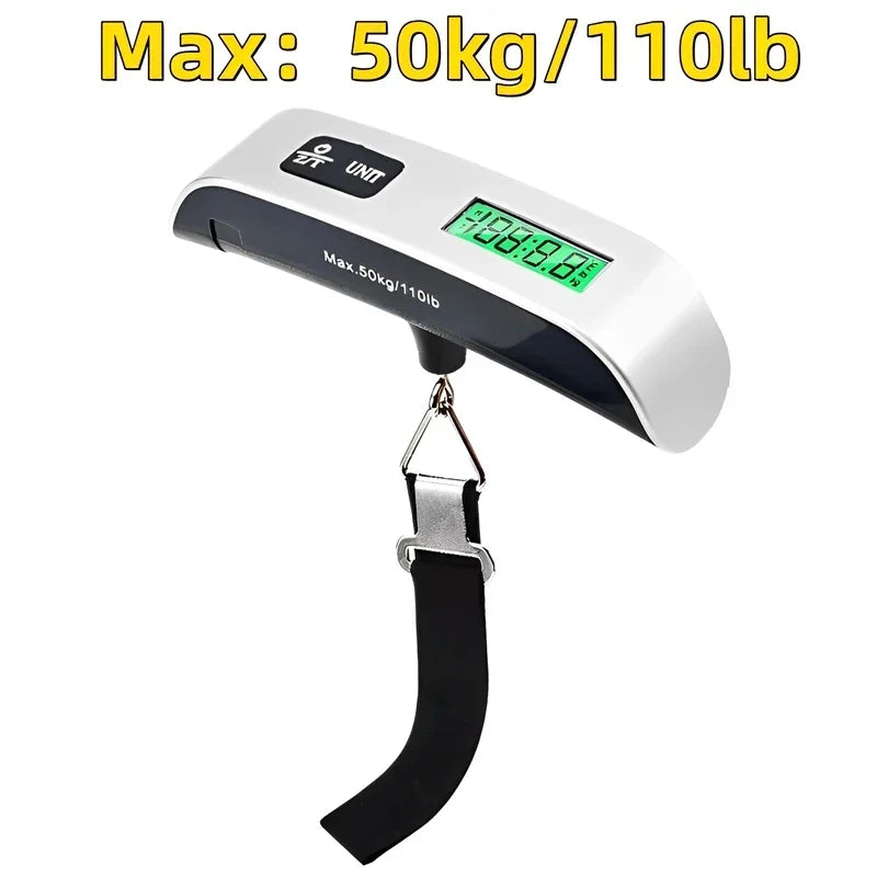 50Kg/110Lb Portable Digital Luggage Weight Scale 