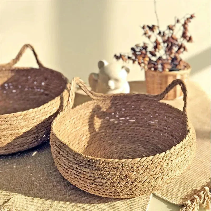 Natural Woven Pet Bed ( Washable )